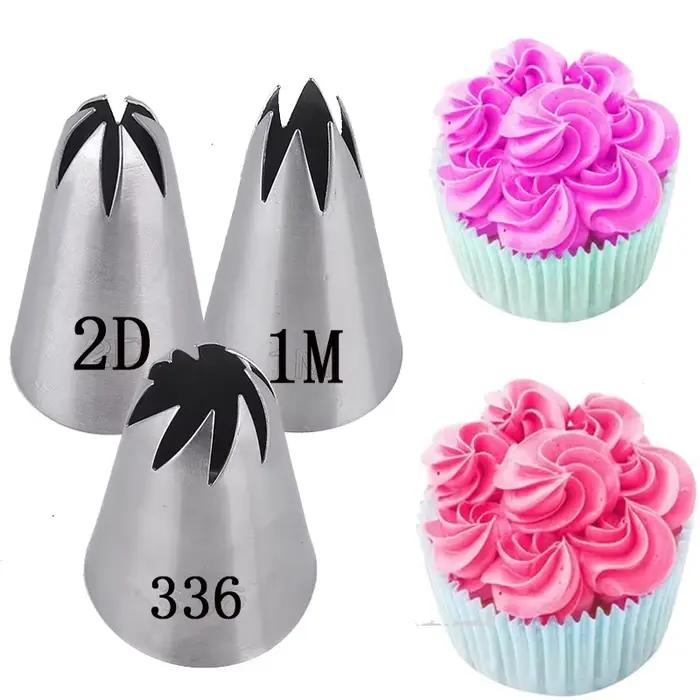 Buses de pâtisserie en forme de Rose, outils de décoration de gâteaux, buse de glaçage de fleurs, po