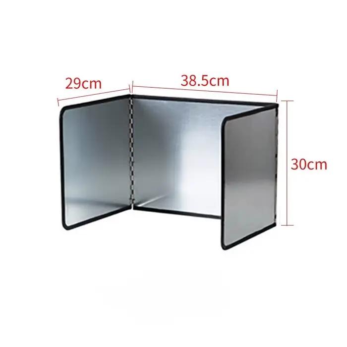 Baffle anti-éclaboussures d'huile pliable pour cuisinière à gaz, plaque de protection anti-éclabouss