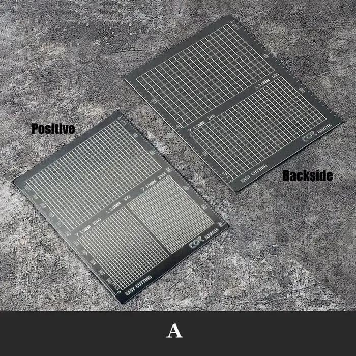 Feuille de masquage modèle en acier inoxydable, Type de coupe facile, tapis de planche, outil artisa