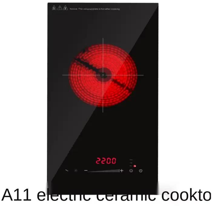 Cuisinière à induction électrique en céramique, cuisinière à gaz à quatre yeux, table de cuisson éle