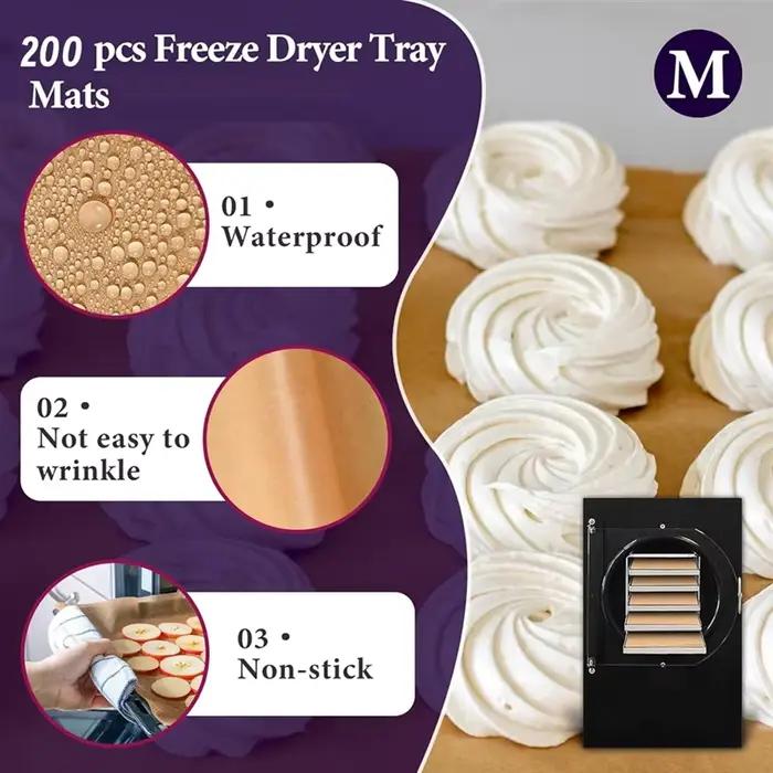 SOFT-200 paquets de feuilles de papier parchemin pour lyophilisateur droit de récolte-accessoires de