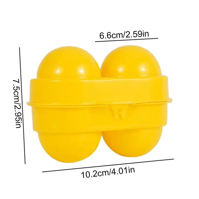 Porte-œufs 6 conteneur de stockage d'œufs avec poignée fixe boîte de rangement d'œufs en plastique p