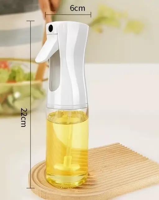 Bouteille pulvérisateur en verre pour cuisine, friteuse à air, bouteille pulvérisateur d'huile comes
