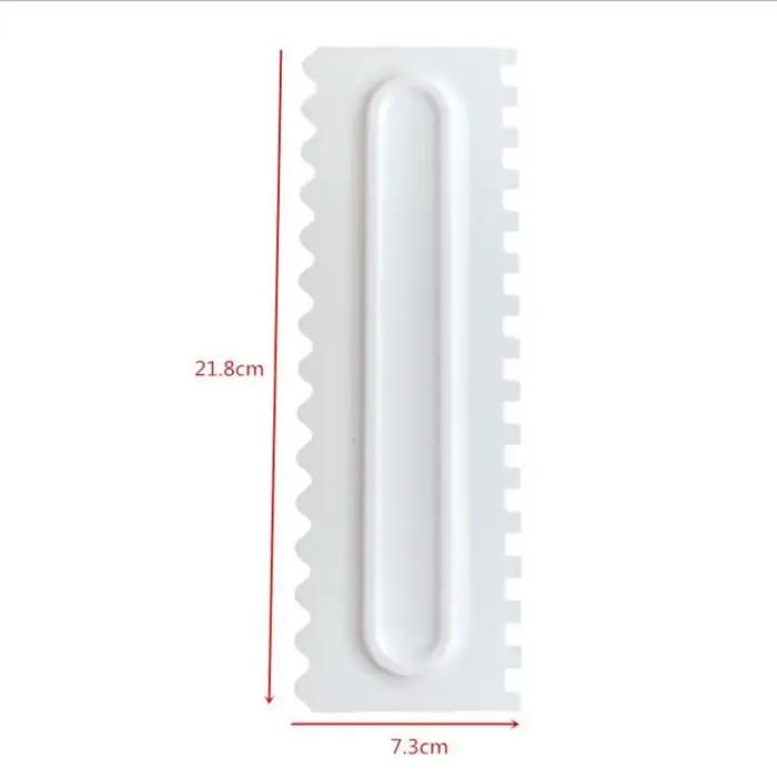 Peigne de Décoration de Gâteaux, Grattoir à Crème Plus Lisse, Outils de Pâtisserie