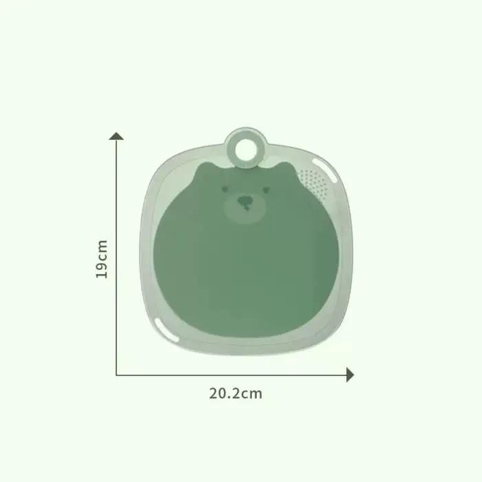 Planche à découper de cuisine en plastique antidérapante, planche à découper sans BPA avec trous de 
