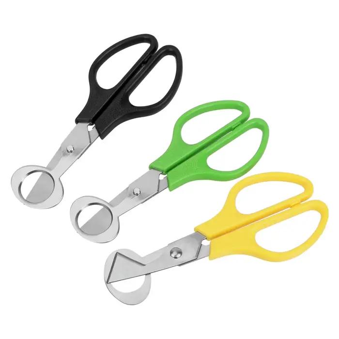HILIFE-Outils de cuisine multifonctions durables, lame en acier inoxydable, ciseaux à coquille d'œuf