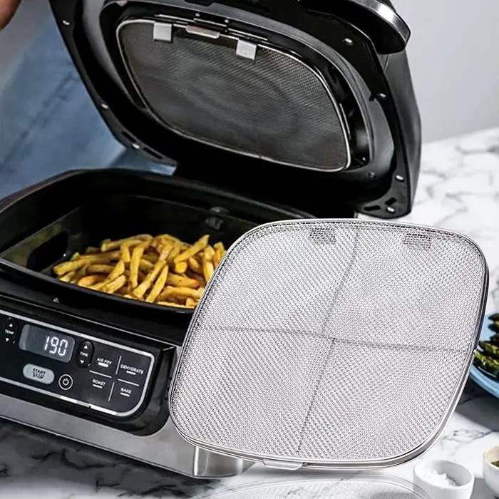 Pare-Éclaboussure de Remplacement en Acier Inoxydable, Grille Intérieure 5 en 1, pour Ninja Foodi AG