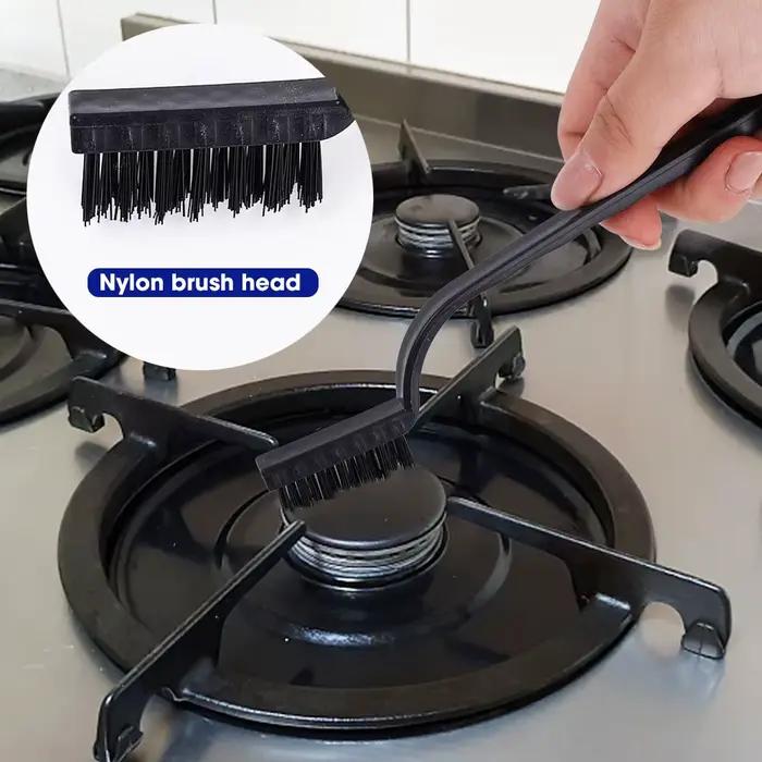 Brosses de nettoyage de cuisinière à gaz, 3 pièces, brosse pour hotte de cuisine, fil de cuivre, aci