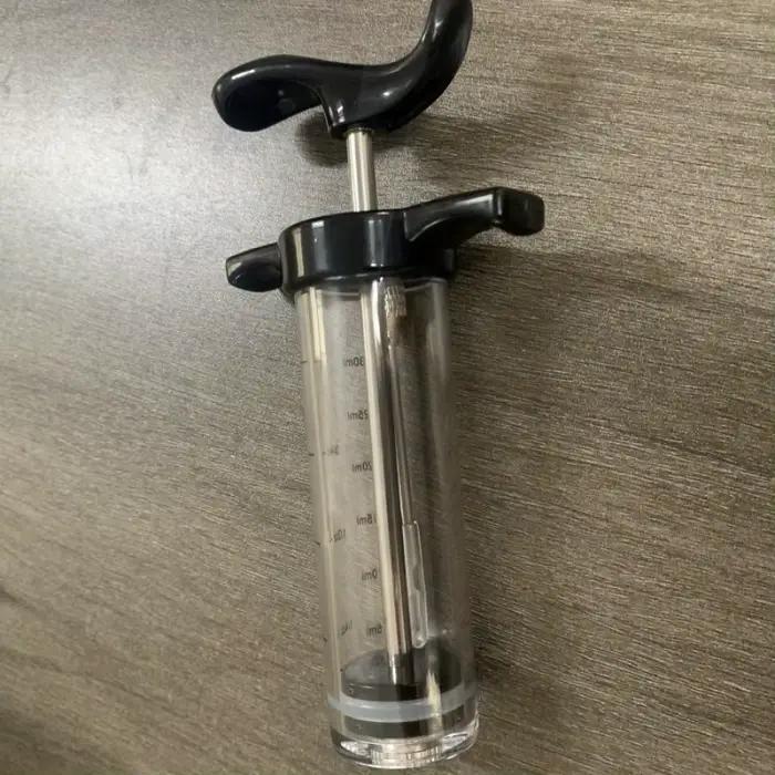 Seringue à viande pour barbecue, injecteur de Marinade de qualité alimentaire PP, aiguille à saveur 