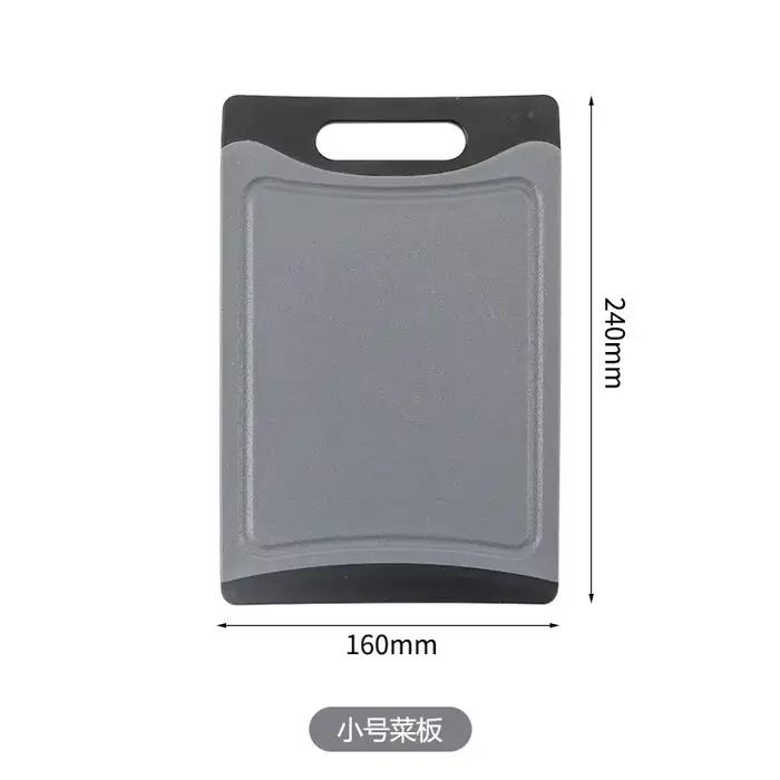 Planche à découper en plastique PP noir pur pour la cuisine domestique, outils de cuisine pour coupe