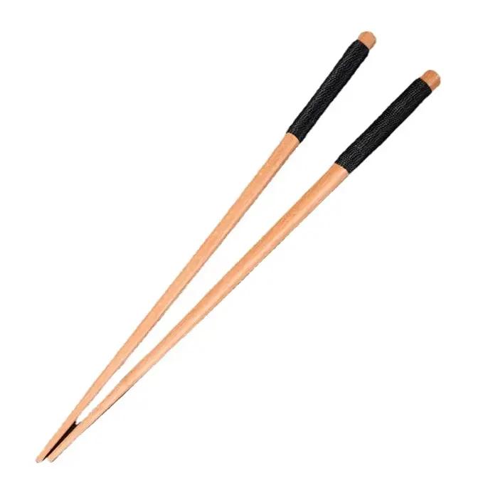 Ensemble de baguettes à Sushi en bois de châtain naturel japonais fait à la main, cadeau de valeur, 