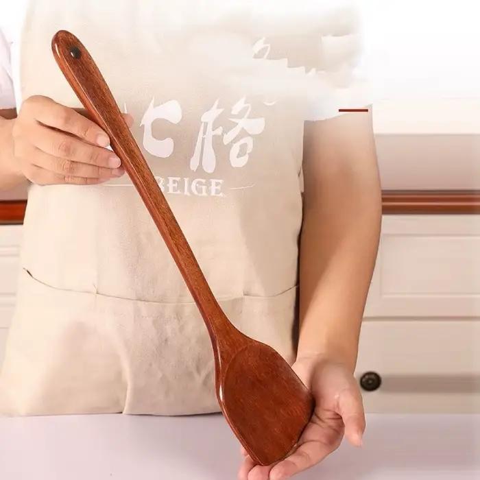 Spatule de cuisine, spatule en bois, cuillère de cuisine antiadhésive, spatule en bois spéciale, spa