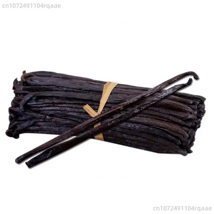 Grade AAAAA(14-15 cm) Essence naturelle Madagascar haricots vanille arôme intense pour extrait de va