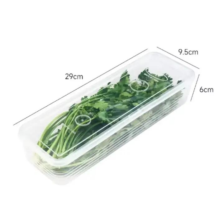 Boîtes de rangement pour réfrigérateur, 1/5 pièces, cebolonnes, boîte fraîche, récipient alimentaire