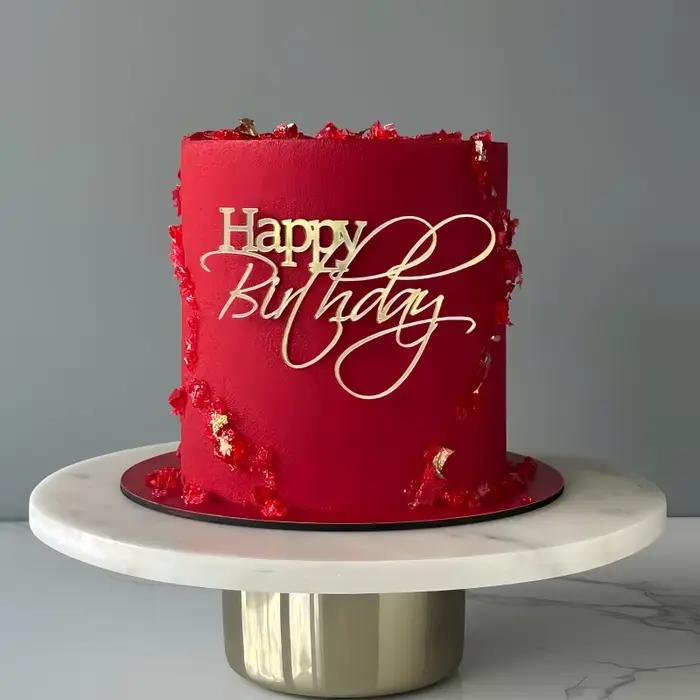 Décoration de gâteau joyeux anniversaire 3 pièces/5 pièces, décoration de cuisson de carte de gâteau