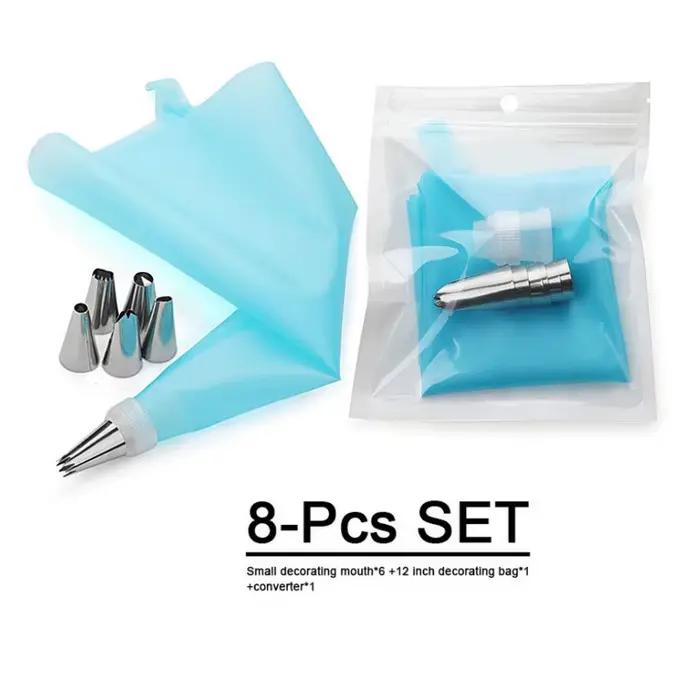 Kit de poche à douille avec embouts pour la pâtisserie, accessoires de cuisson et de boulangerie, sp
