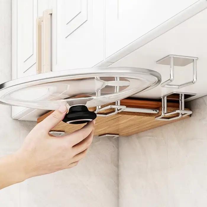 Porte-Éponge Auto-Adhésif en Acier Inoxydable pour Évier de Cuisine, Accessoire de vaccage,rangement