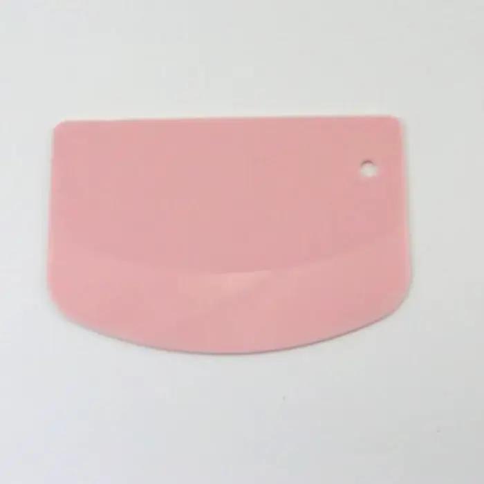 Coupe-pâtisserie en plastique, grattoir à pâte à Pizza, spatules à gâteaux, outils Fondant trapézoïd