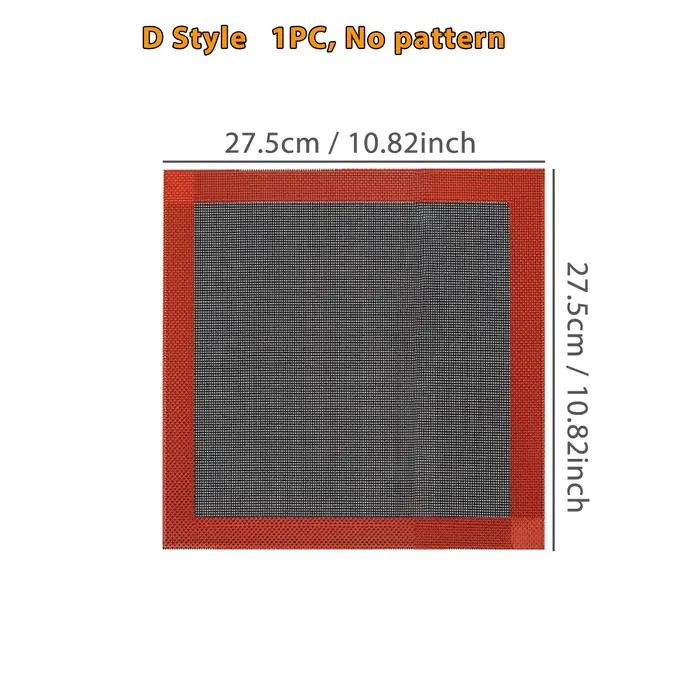 Tapis de cuisson en silicone perforé réutilisable et maille de cuisson à la vapeur, revêtement de fo