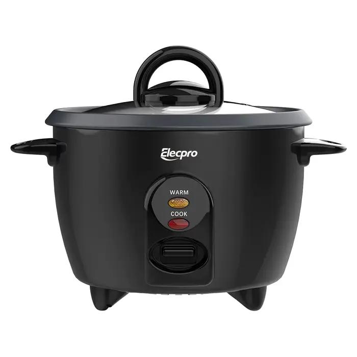 Mini cuiseur à riz Elecpro 3 tasses avec cuiseur vapeur, petit cuiseur vapeur portable, cuve intérie