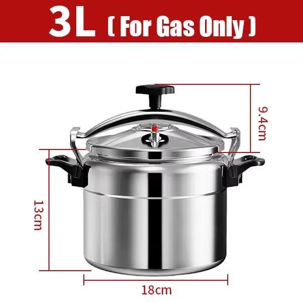 Autocuiseur professionnel 3L/5L/7L, casseroles de cuisine antidéflagrantes en aluminium robuste pour