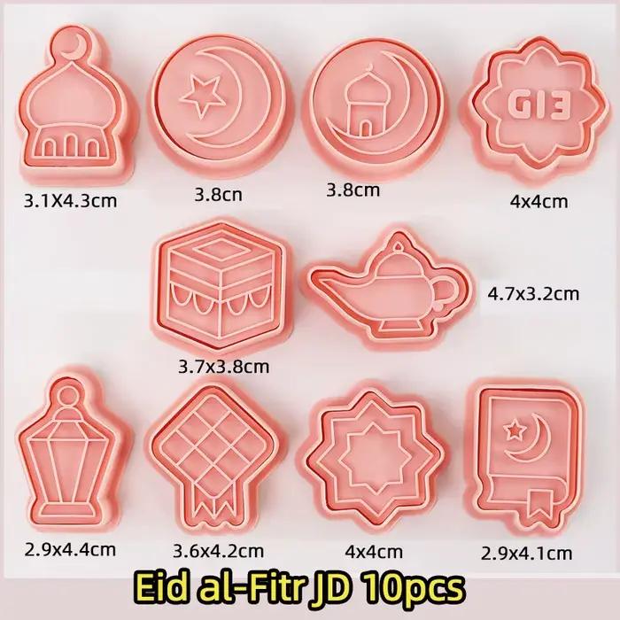 Eid Mubarak – moule à biscuits, emporte-pièces, outils de cuisson, décoration du Ramadan pour la mai