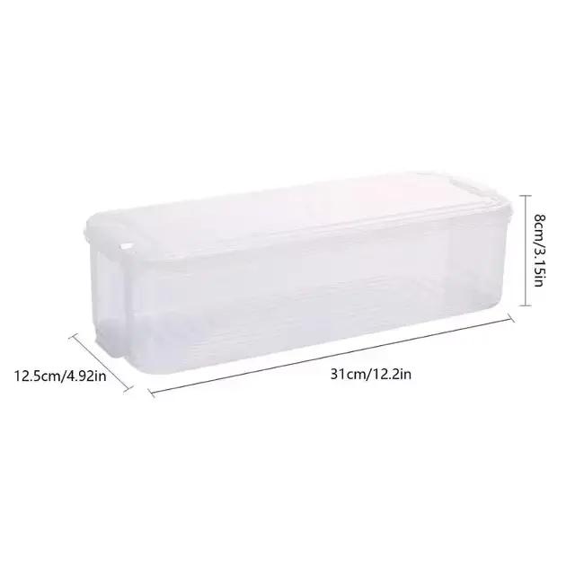 Support d'étagère T1 pour réfrigérateur de cuisine, boîte de rangement des aliments multicouches