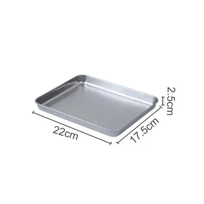 Plateau de Barbecue en acier inoxydable, châssis plat, support de refroidissement amovible polyvalen