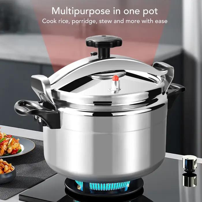Cuisinière à pression professionnelle 7L grande capacité, efficace, sûre, sans revêtement, double po
