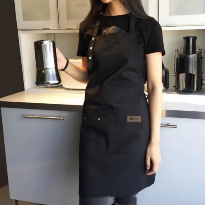 Tabliers de cuisine pour femmes et hommes, nouvelle mode, tablier de travail de Chef pour gril, Rest