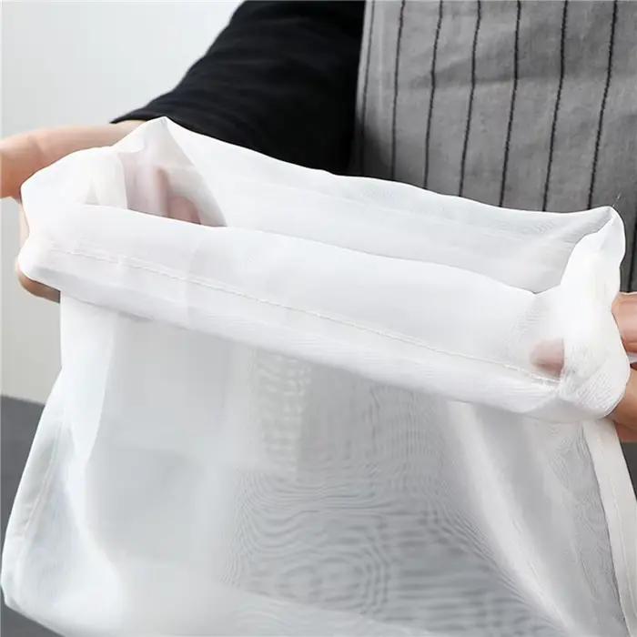 Sacs filtrants en Nylon, passoire à lait végétal, tamis de vidange, filtre à thé, sac en filet, Gadg