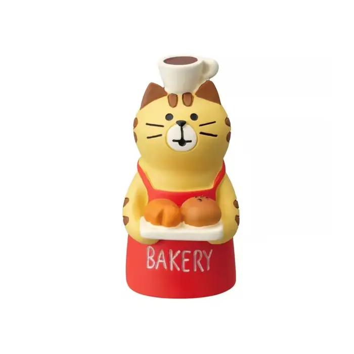 ZAKKA japonais chat nourriture boulangerie café décoration résine artisanat petits ornements Croissa