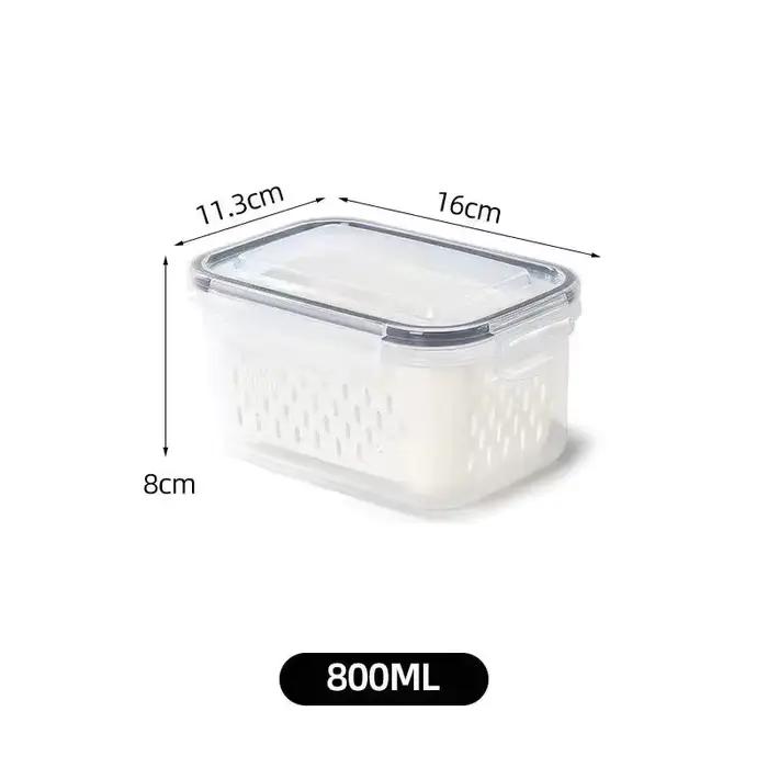 Réfrigérateur Boîte De Rangement Réfrigérateur Organisateur Légumes Frais Fruits Boîtes Vidange Pani