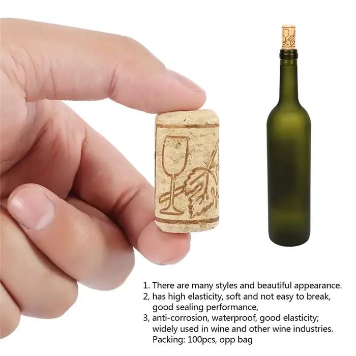 Bouchon de scellage Portable et fonctionnel réutilisable, 50 ou 100 pièces, pour bouteilles de vin, 