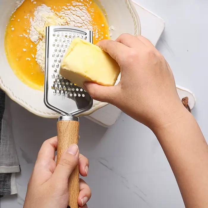 Râpe à fromage au citron multi-usages en acier inoxydable, râpe à légumes tranchante, trancheur d'ag