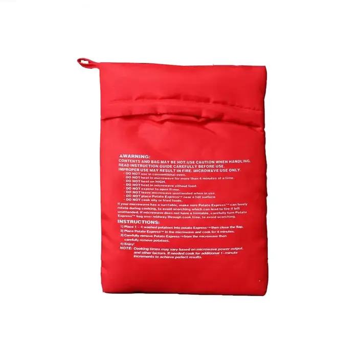 Sac de pommes de terre réutilisable pour micro-ondes Express, cuiseur de pommes de terre au four, po