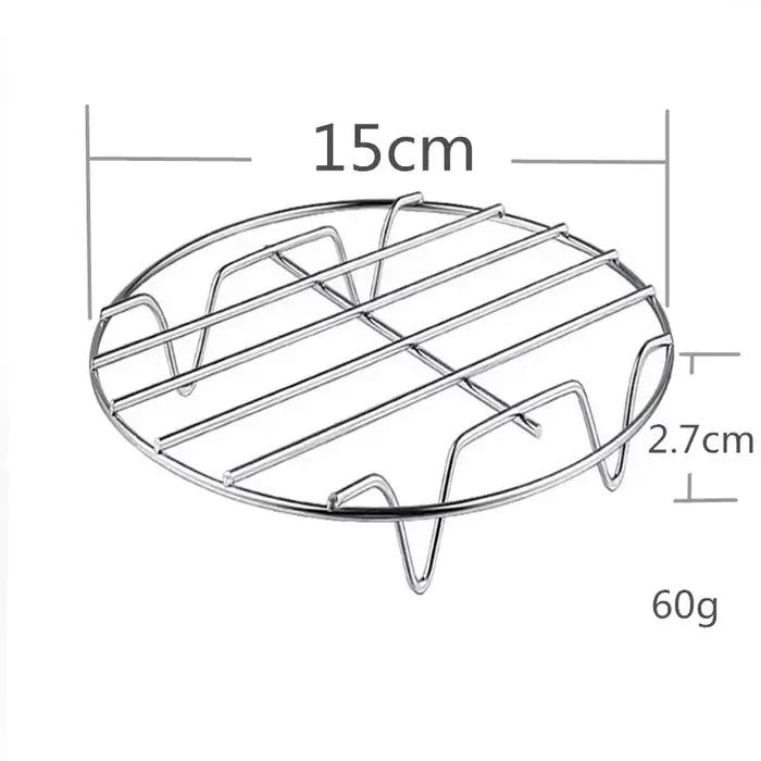 Accessoires de friteuse à Air en acier inoxydable, supports de cuisson à la vapeur pour la cuisson d