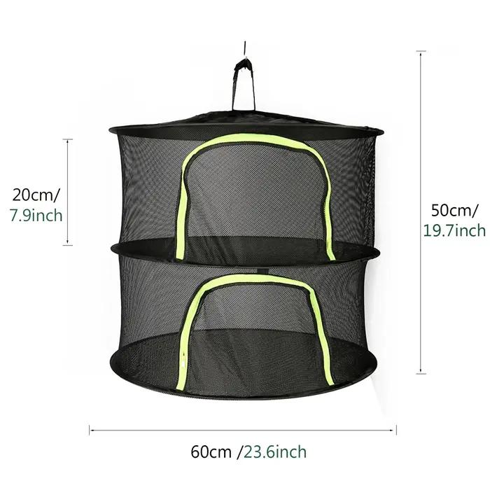 Séchoir à herbes et légumes pliable, filet de séchage de 2 à 8 couches pour poissons et herbes, pani