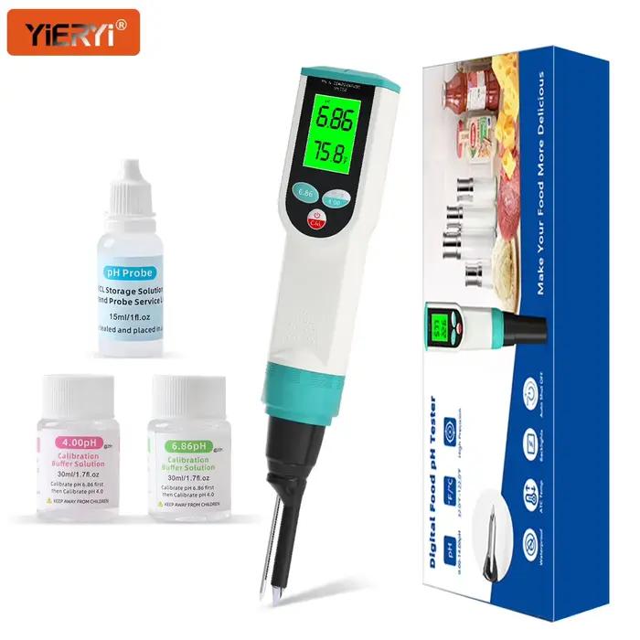 Yieryi Smart Food PH Meter avec étalonnage et protection de la sonde UAE Kit YY-2023 Fromage Viande 