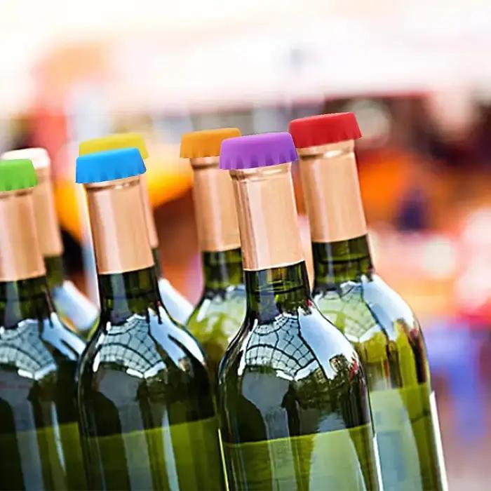 Bouchons de bouteilles de bière en Silicone, couleurs acidulées, Bar, brassage à domicile, fabricati