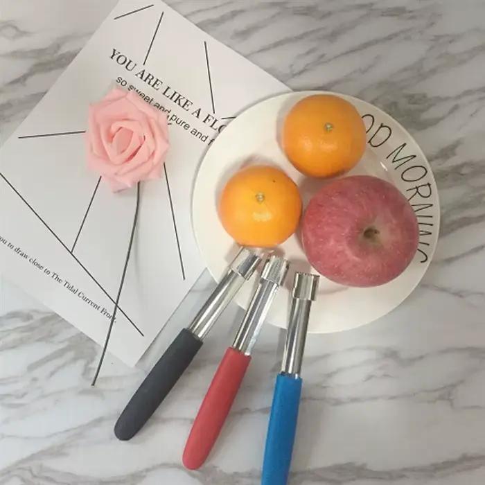 Dénoyauteur de pommes, cloche de poire, Stoner à fruits torsadé, dissolvant de graines à noyau facil