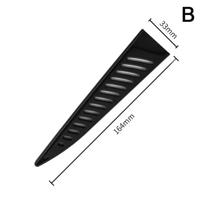 Gaine de couteau en plastique noir, couvre-couteau creux, protection de lame de couteau, étui de pro