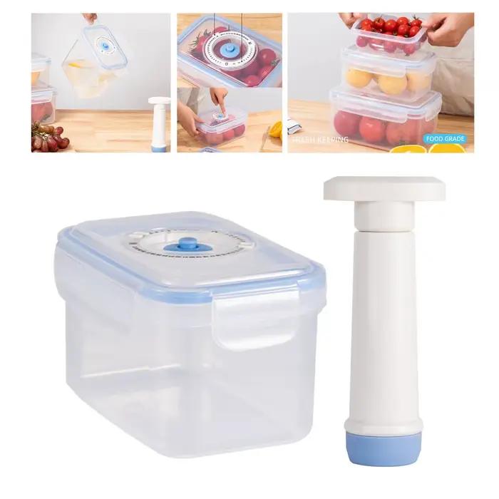Récipient sous vide avec pompe, économiseur, récipient scellé polyvalent pour aliments au four, réci