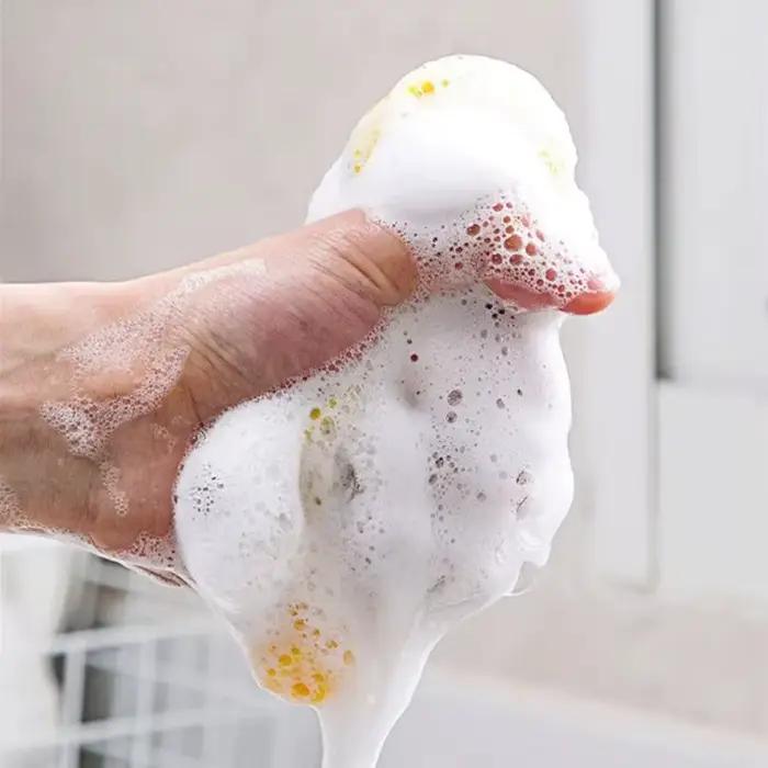 Éponge à vaisselle Double face, brosse de lavage de la vaisselle, casserole, Pot, éponges de lavage 