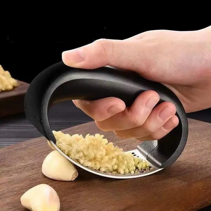 Presse-ail manuel en acier inoxydable, hachoir à ail, outil pour hacher l'ail, outils pour fruits et