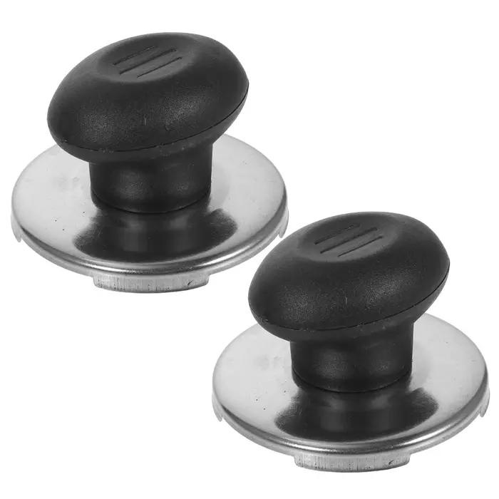 Bouton de couvercle de casserole de sifflet pour la cuisine, 2 pièces, avec poignées de couvercle de