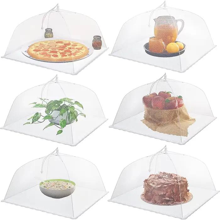 LMETJMA – couverture alimentaire en maille, grande et haute, couverture alimentaire, parapluie de te