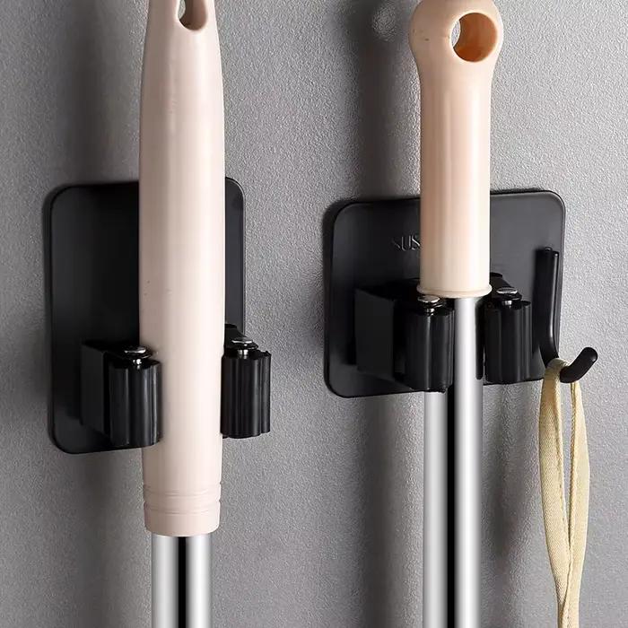 304 acier inoxydable vadrouille support crochet mural vadrouille organisateur support brosse balai v