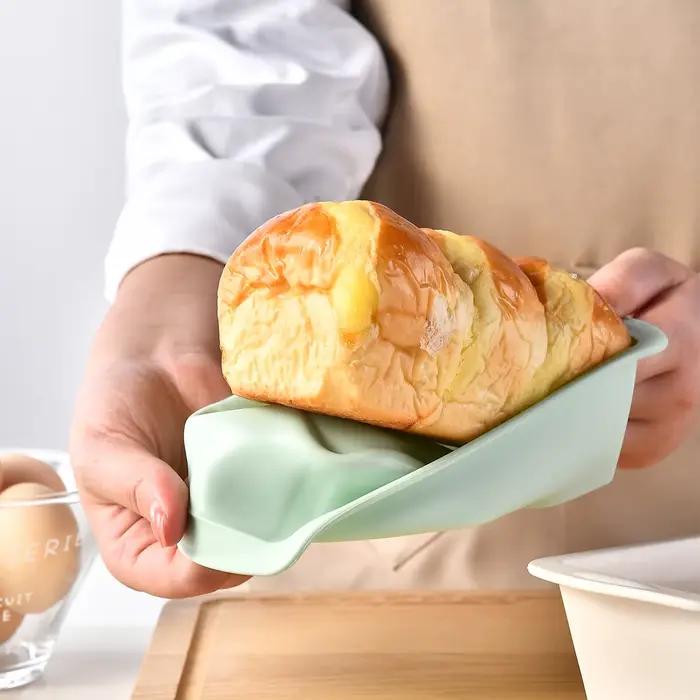 Moule rectangulaire en Silicone pour bonbons, pain de pâques, fournitures de cuisine, ustensiles de 