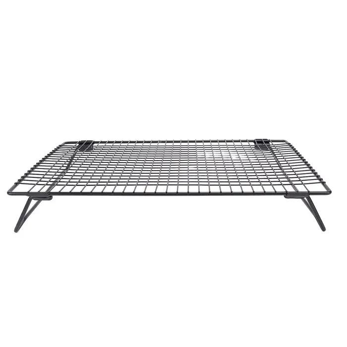 1 pièces support de refroidissement avec jambes pliables BBQ pain gâteau support de refroidissement 